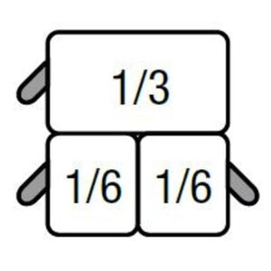 Saro Ensemble de 2x paniers GN1 / 6 et 1x GN1 / 3 | Pour Saro Pasta Cooker