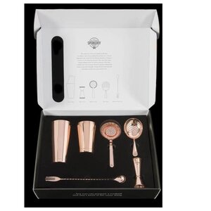 Bar Professional Coffret de Cocktail | 6 Parties | Couleur Cuivre