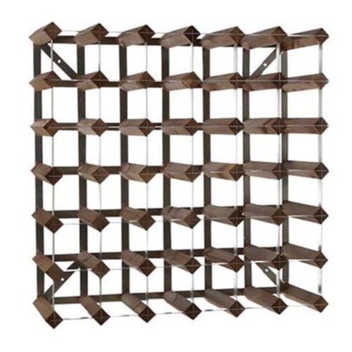 Bar Professional Casier à vin 42 Bouteilles |  Bois / Métal | 612 x 228 x (h) 612 mm