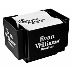 Bar Professional Porte-Serviettes | 2 Compartiments Supplémentaires | Plastique | Noir