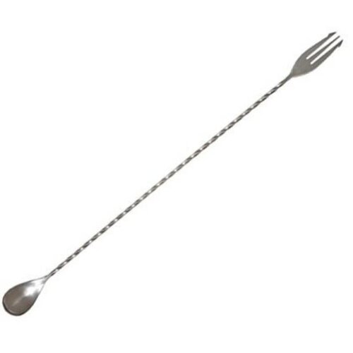 Bar Professional Cuillière à Coktail | Trident | Couleur Argent | 500mm