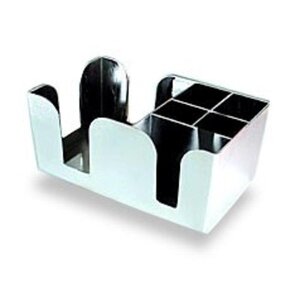 Bar Professional Bac à Compartiment de Bar | Chromé | 150x240x(h)110mm