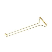 Support Verres à Pied en Laiton | 400x110mm | Lot de 2 Pièces