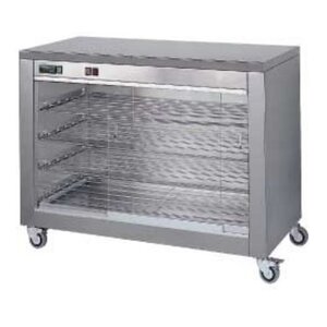 Diamond Armoire Vitrine Chauffante  | 60 Poulets | sur Roues | 1098x480xh840mm