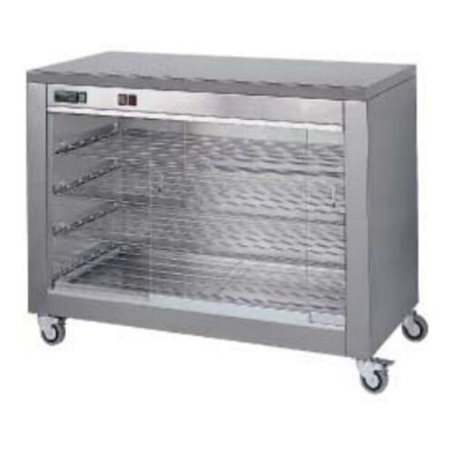 Diamond Armoire Vitrine Chauffante  | 60 Poulets | sur Roues | 1098x480xh840mm