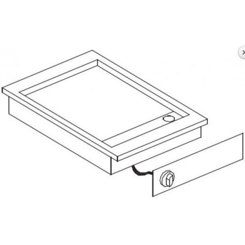 Combisteel Plaque de Cuisson Electrique | Lisse | 3,9 kW | 425x600x(H)181mm
