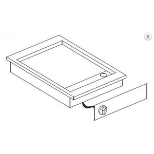 Combisteel Plaque de Cuisson Electrique | Lisse | Chromé | 3,9 kW | 425x600x(H)181mm