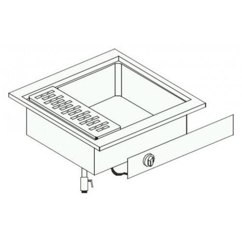 Combisteel Cuiseur à Pâtes Electrique | 28 Litres | 9 kW | 600x600x(H)331mm