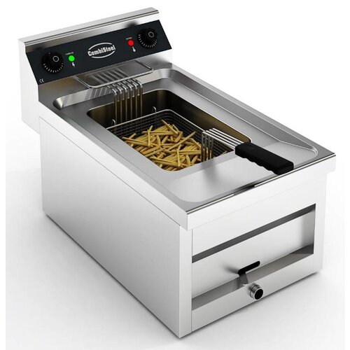 Combisteel Friteuse Electrique | Modèle de Table | 12 Litres | 6 kW | 400x700x(H)328mm Combisteel Friteuse Electrique | Modèle de Table | 12 Litres | 6 kW | 400x700x(H)328mm
