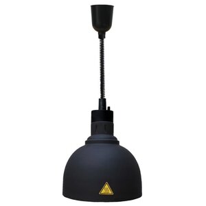 Combisteel Lampe Chauffante | Chefs Heat-04 | Noir | Cordon Réglable | Ø240x(H)600/1800mm