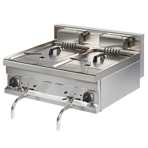 Combisteel Friteuse Electrique | Base 700 | 2x 10 Liter | 2x 9 kW | 800x700x(H)290mm Combisteel Friteuse Electrique | Base 700 | 2x 10 Liter | 2x 9 kW | 800x700x(H)290mm