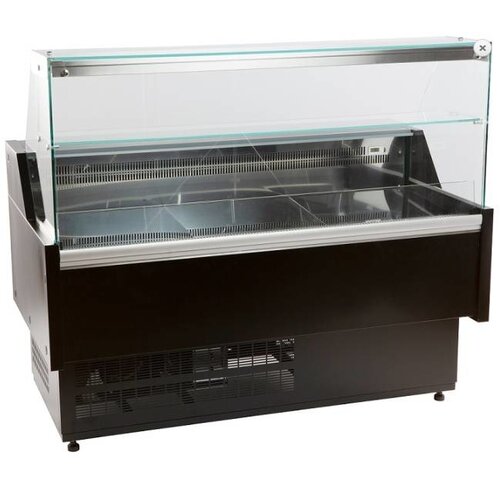 Combisteel Comptoir Vitrine Réfrigérée Morris | +1/ +10°C | avec Eclairage | Disponible en 4 Tailles