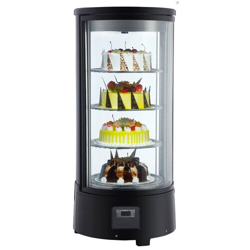 Combisteel Vitrine Réfrigérée Rotative | 3 Niveaux | 72 Litres | 450x450x(H)983mm Combisteel Vitrine Réfrigérée Rotative | 3 Niveaux | 72 Litres | 450x450x(H)983mm