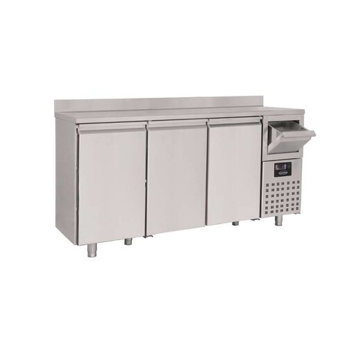 Combisteel Comptoir Réfrigéré | Inox | 3 Portes | 632 Litres | 2135x600x(H)1050mm