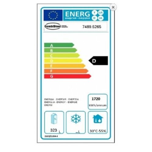 Combisteel Comptoir Réfrigéré | Inox | 3 Portes | 632 Litres | 2135x600x(H)1050mm
