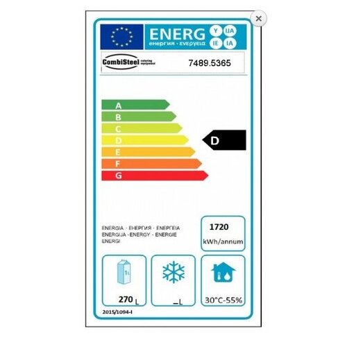 Combisteel Comptoir Réfrigéré | Pro Line | 1 Porte et 4 Tiroirs | 474 Litres | 1785x700x(H)850mm