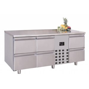 Combisteel Comptoir Réfrigéré | Pro Line | 6 Tiroirs | 474 Litres | 1785x700x(H)850mm Combisteel Comptoir Réfrigéré | Pro Line | 6 Tiroirs | 474 Litres | 1785x700x(H)850mm