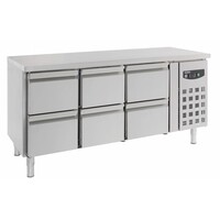 Comptoir Réfrigéré | 6 Tiroirs | 417 Litres | 1795x700x(H)850mm