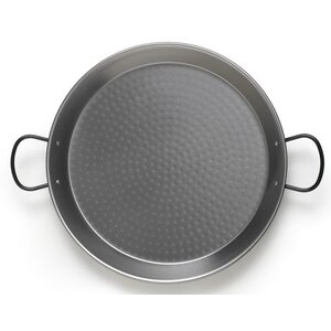 CHRselect Poêle à Paella | en Acier Poli | Disponible en 11 Tailles