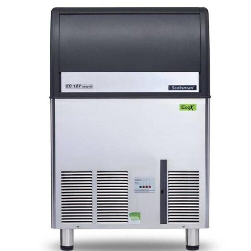 Scotsman Machine à Glace | EC 127 AS | Glaçon Gourmet 75kg / 24h | Reserve 34Kg | 680x600x (H) 1010mm Avec ou sans Pompe de Vidange