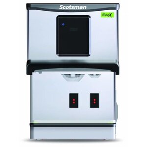 Scotsman Distributeur d'Eau et de Glace DXN 107F | Fonctionnement avec Boutons ou Écran Tactile | Cubes & Eau Glacée | 70kg / 24h | 427x552x (H) 619mm
