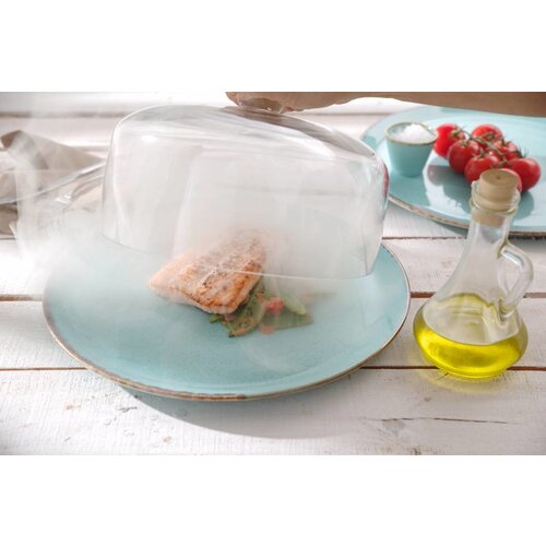 Hendi Cloche en Verre | Compatible avec un Fumoir |  Ø245x(H)150mm