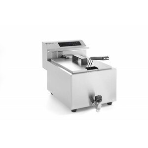 Hendi Friteuse Numérique | Mastercook | 8 Litres | avec Robinet de Vidange | 3,5 kW | 300x515x(H)345mm Hendi Friteuse Numérique | Mastercook | 8 Litres | avec Robinet de Vidange | 3,5 kW | 300x515x(H)345mm