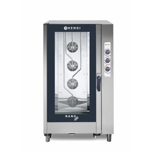 Hendi Four Mixte Combi à Vapeur | Nano | 20x 1/1 GN | 1050x940x(H)190mm Hendi Four Mixte Combi à Vapeur | Nano | 20x 1/1 GN | 1050x940x(H)190mm