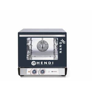 Hendi Four à Convection Manuel | Nano | avec Humidificateur | 4x 450x340mm | 560x595x(H)530mm
