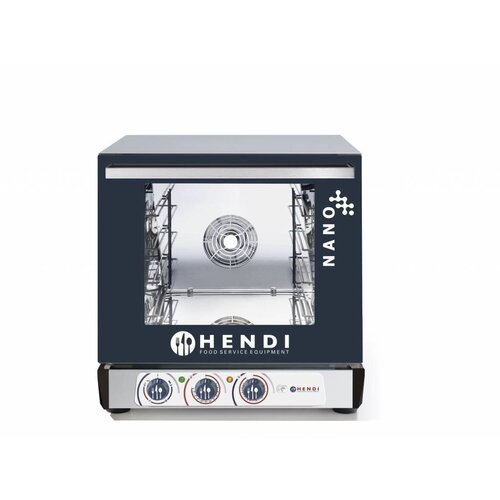 Hendi Four à Convection Multifonctionnel | Nano | avec Humidificateur | 4x 450x340mm | 560x595x(H)530mm