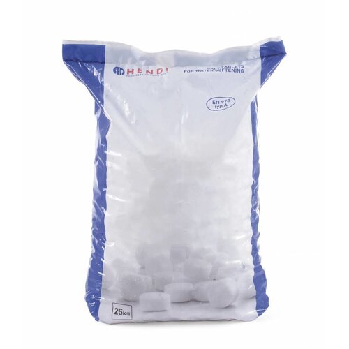 Hendi Tablettes de Sel pour Adoucisseurs d'Eau | 25Kg