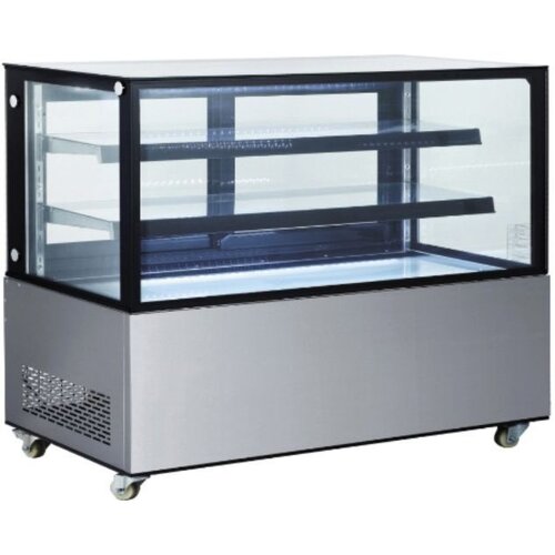 Hendi Vitrine Réfrigérée Mobile | 2 Étagères en Verre | Portes Coulissantes à l'Arrière | Disponible en 4 Tailles Hendi Vitrine Réfrigérée Mobile | 2 Étagères en Verre | Portes Coulissantes à l'Arrière | Disponible en 4 Tailles