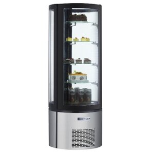 Hendi Vitrine à Patisserie | Ronde | 360 Litres | Éclairage LED | ø680x(H)1750mm Hendi Vitrine à Patisserie | Ronde | 360 Litres | Éclairage LED | ø680x(H)1750mm