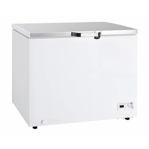 Hendi Congélateur Coffre | Economiseur d'Energie | Éclairage LED | 2 Roues & 2 Pieds | Disponible en 5 Tailles