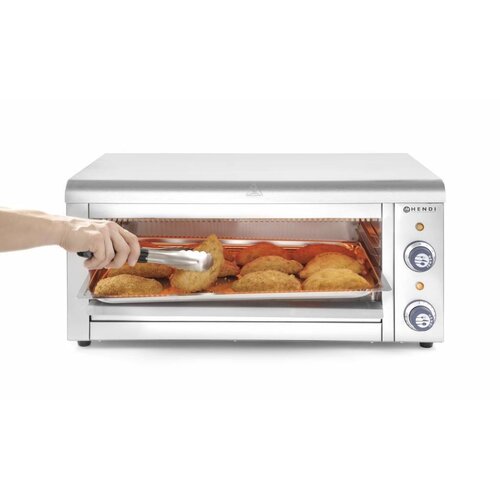 Hendi Salamandre | avec Eléments Chauffants Quartz Infrarouge | 1/1 GN | 689x397x(H)318mm Hendi Salamandre | avec Eléments Chauffants Quartz Infrarouge | 1/1 GN | 689x397x(H)318mm