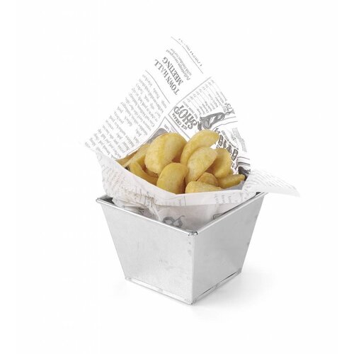 Hendi Récipient Carré | pour Présentation | 100x100x(H)80mm