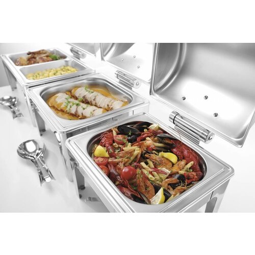 Hendi Chafing Dish | Brillant | 1/2 GN | 4 Litres | 365x345x(H)345mm