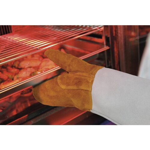 Hendi Gant à Four | Cuir | Extra Long | 460mm | Lot de 2 Pièces