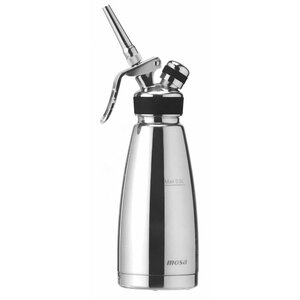 Hendi Siphon à Chantilly Thermo | 0,5 Litre | Inox de Haute Qualité | Double Paroi | ø105x(H)278mm