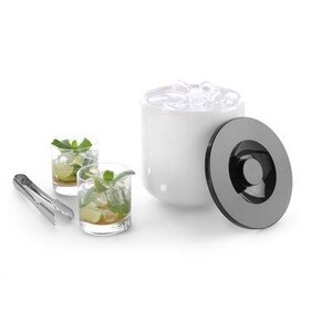 Hendi Seau à Glaçons | Blanc | Double Paroi | 10 Litres | ø292x(H)220mm