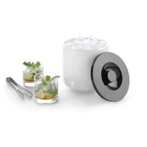 Hendi Seau à Glaçons | Blanc | Double Paroi | 10 Litres | ø292x(H)220mm