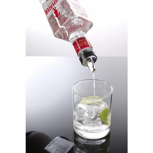 Hendi Verseur Continu | Plastique EVA | Bec Chromé | Lot de 6 Pièces