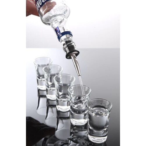 Hendi Bec Verseur | Inox | Débit Rapide | Lot de 6 Pièces