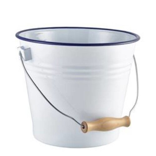 Hendi Seau de Présentation avec Anse | Emaillé | Disponible en 2 Tailles