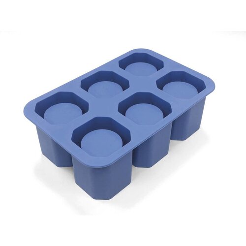 Hendi Moule à Glaçons Verre à Shot | 6 Glaçons | Silicone | 125x190x(H)60mm