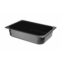 Conteneur à Glace | Polycarbonate Noir | 360x250x(H)80mm