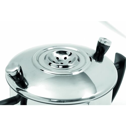 Bartscher Samovar Inox | 3 Litres | 1,5kW | 305x210x(h)490mm | Inclus 1 Théière et 1 Passoire