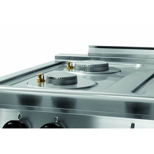 Bartscher Cuisinière à Gaz MFGO 7040 | 4 Feux | 2x 3,5kW, 2x 6kW | Armoire Ouverte | 800x700x(h)910mm Bartscher Cuisinière à Gaz MFGO 7040 | 4 Feux | 2x 3,5kW, 2x 6kW | Armoire Ouverte | 800x700x(h)910mm