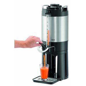 Bartscher Distributeur Isotherme | Double Paroi | 8 Litres | Robienet de Vidange Amovible | 235x350x(H)635mm