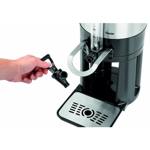 Bartscher Distributeur Isotherme | Double Paroi | 8 Litres | Robienet de Vidange Amovible | 235x350x(H)635mm